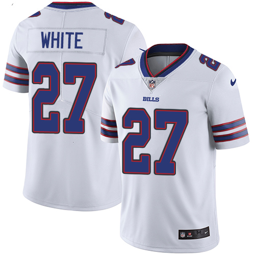 2019 men Buffalo Bills #27 White white Nike Vapor Untouchable Limited NFL Jersey